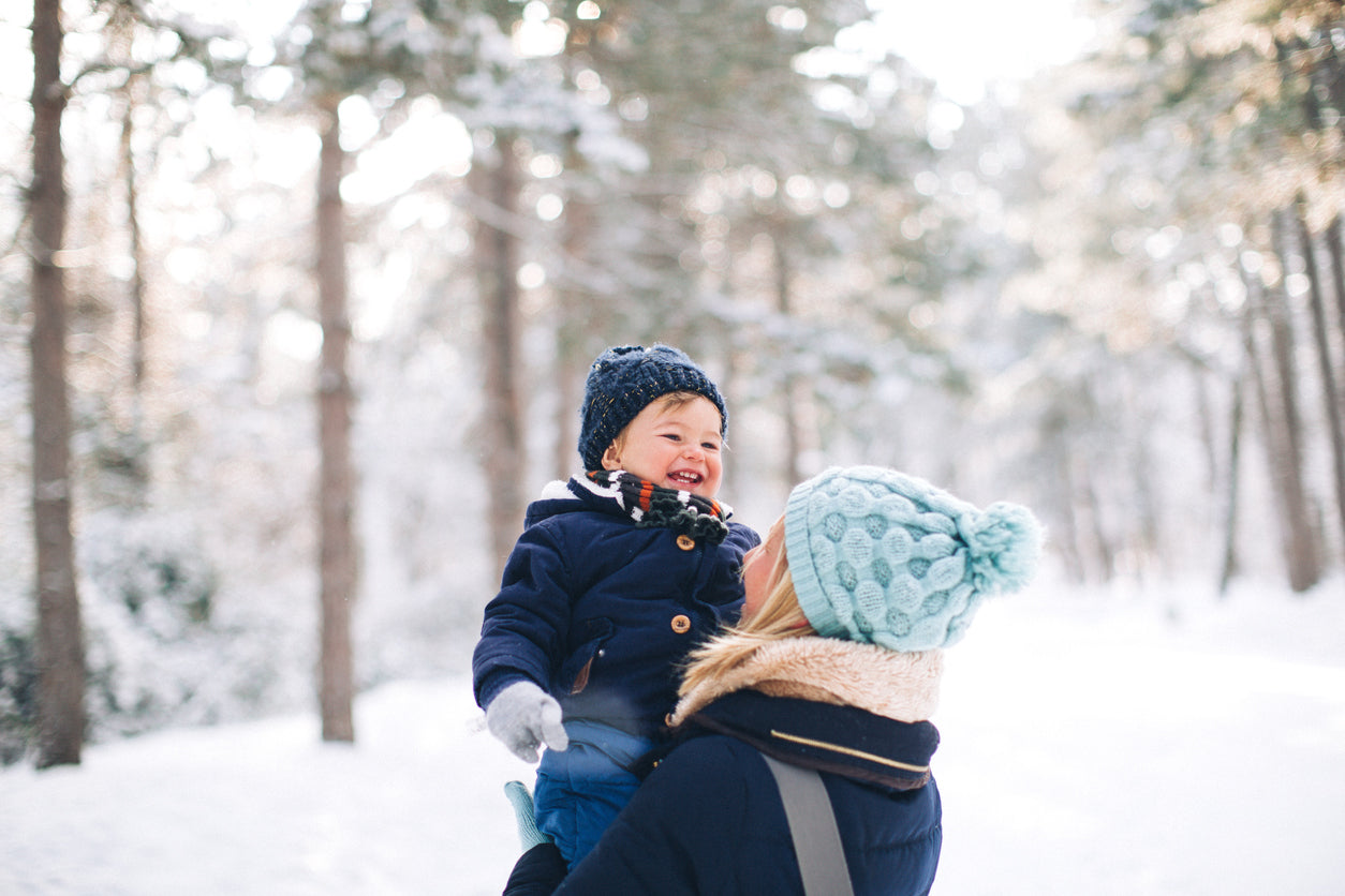 Babypflege im Winter