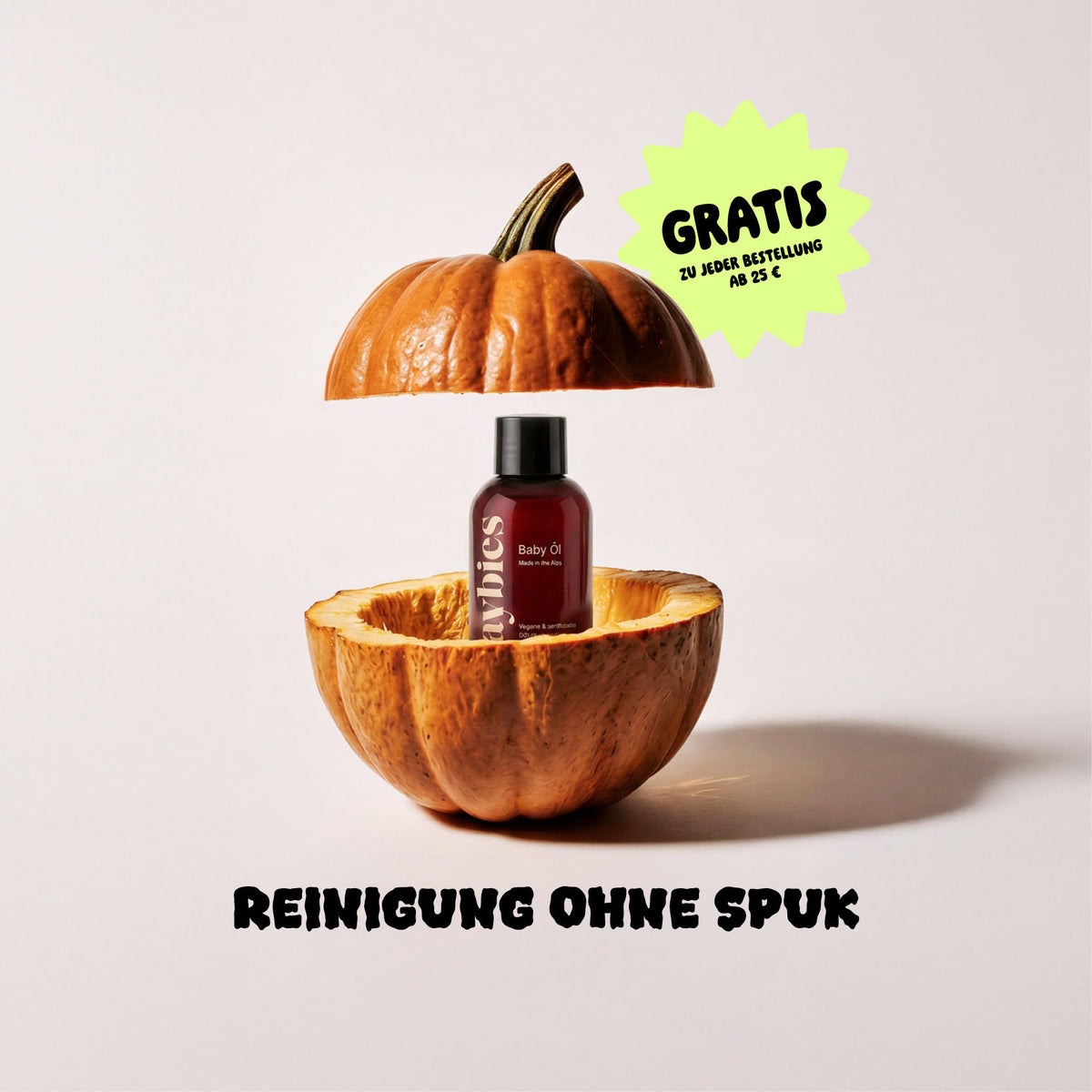 baybies Halloween Aktion Gratis Baby Öl