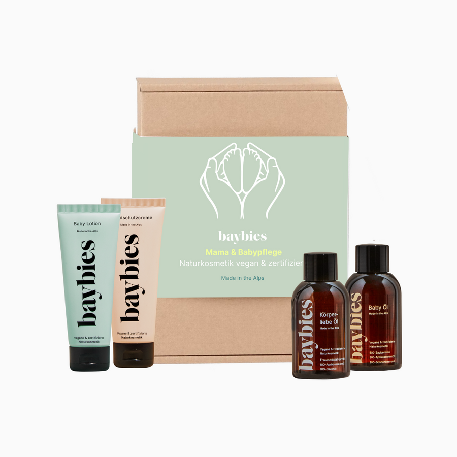 Geschenkset Mama & Babypflege 4-teilig